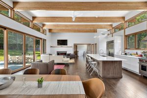 Contemporary custom home interior by Nordic Construction