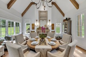 Dining Area in French Country Home by Nordic Construction