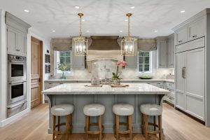 French Country Home kitchen in Pound Ridge NY